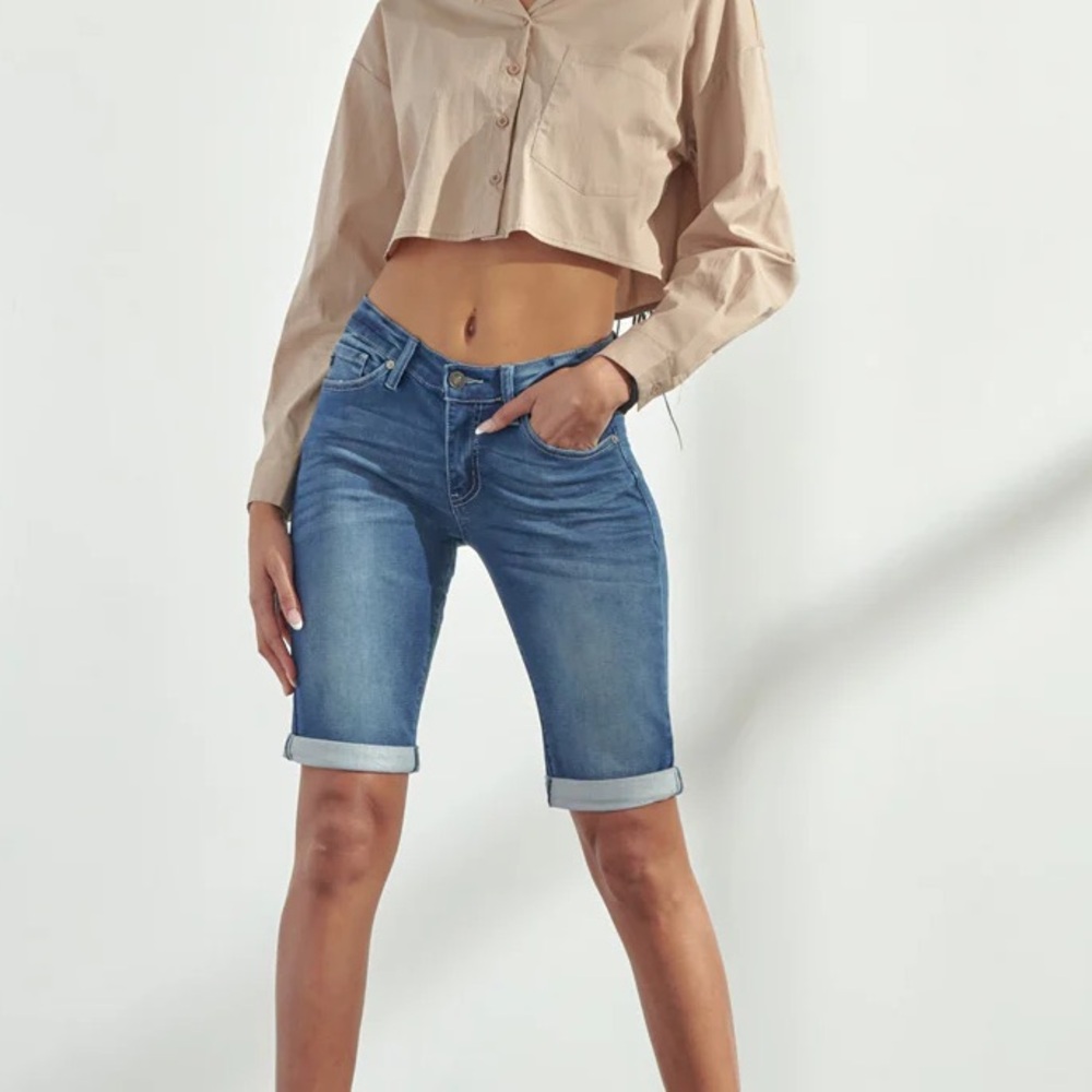 Kancan Midrise Bermuda Shorts